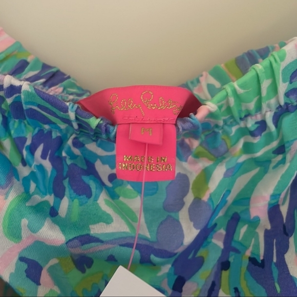 New Lilly Pulitzer Keely jumpsuit   multi shell of a party size medium - Picture 4 of 6